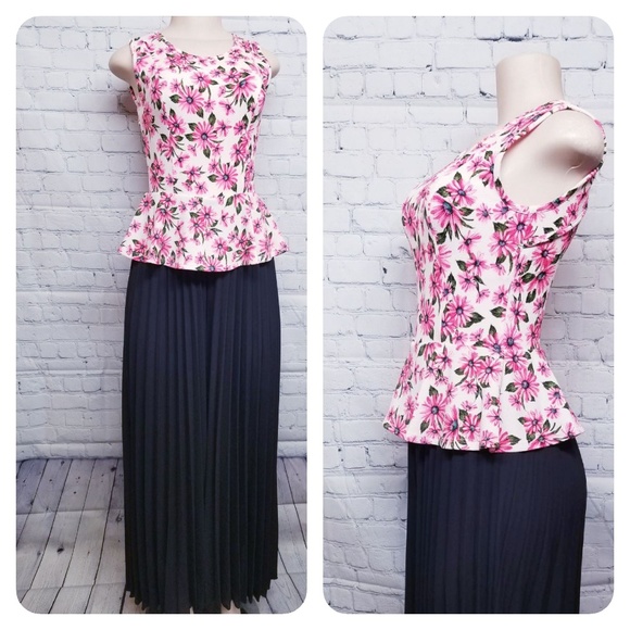 BLACK IVORY PINK ROMPER - Picture 6 of 6